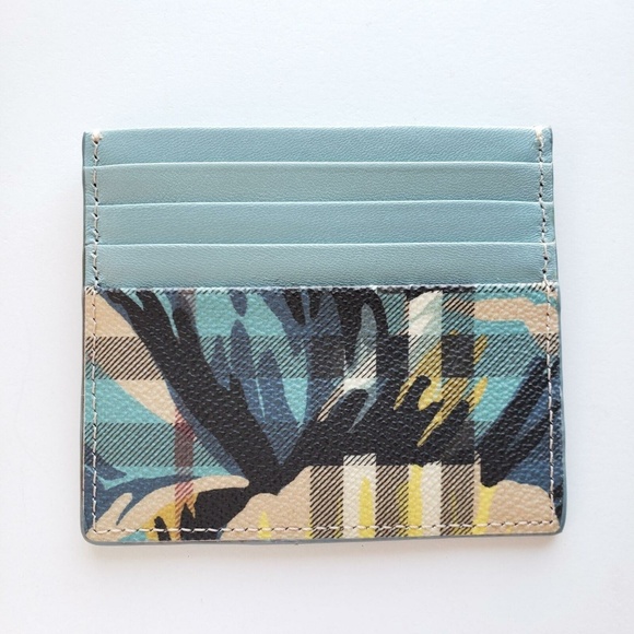 Burberry Flower Check Two-Tone Wallet - Beige - Picture 2 of 3